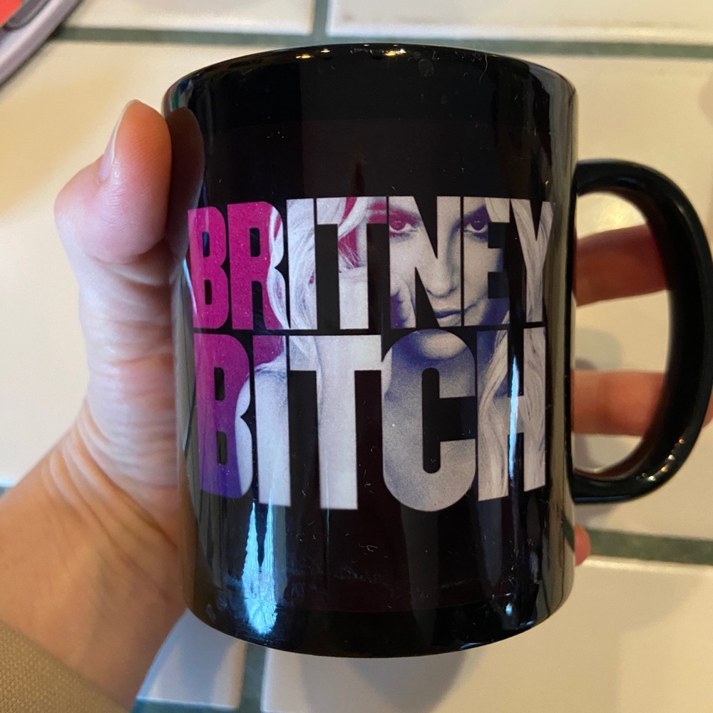 Rare! NWOT Britney B**** Mug - from her LV residency!